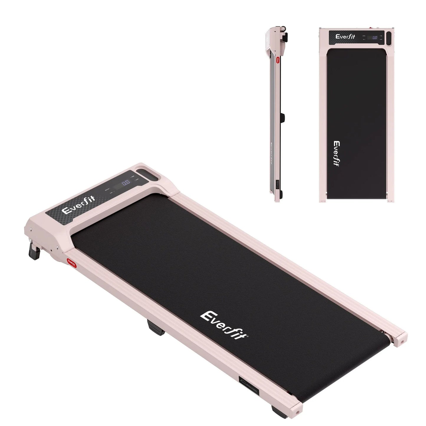Everfit 3 in 1 Walking Pad Treadmill 12% Incline Under Desk Treadmills for Home Gym With 40cm Wide Belt Pink - Image 3