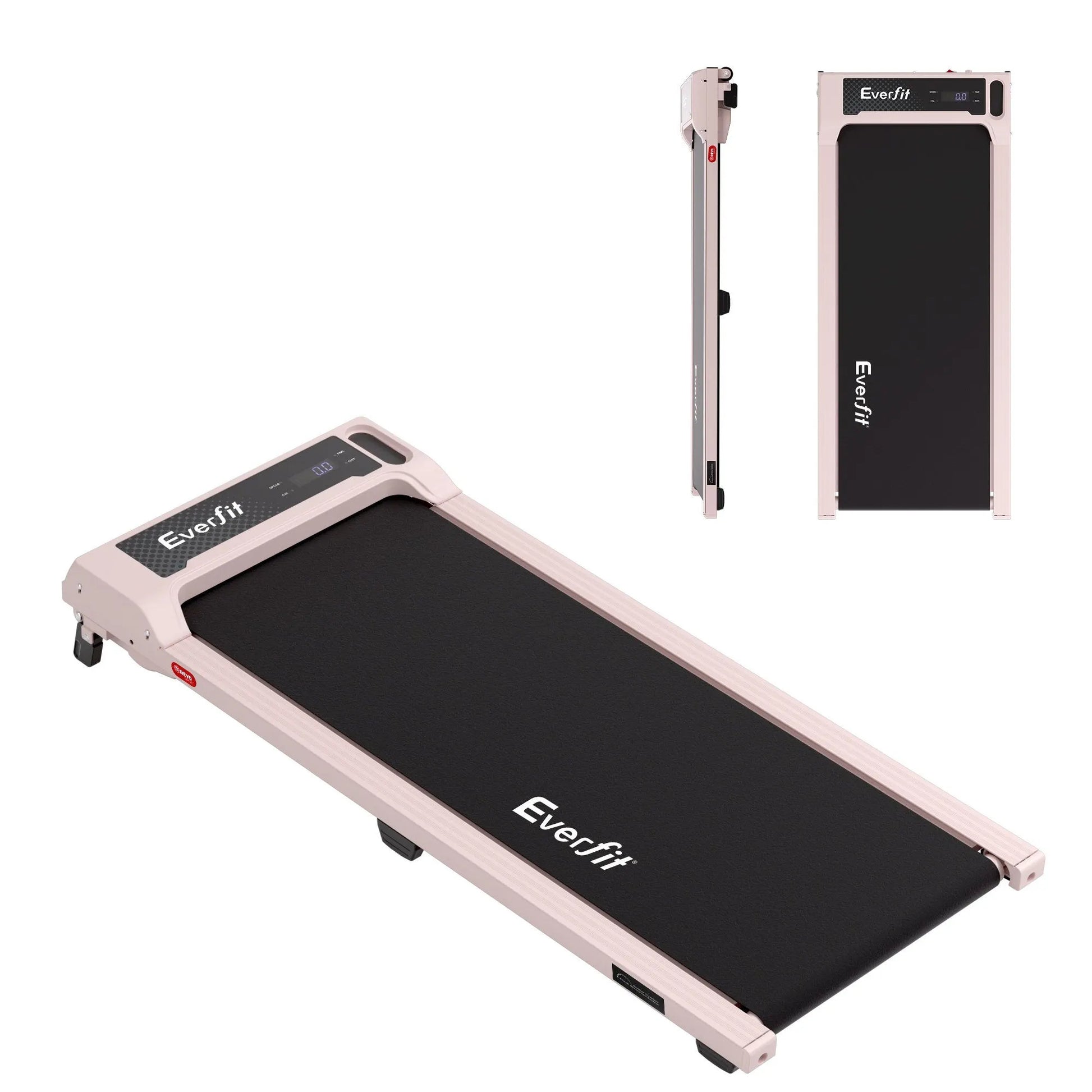 Everfit 3 in 1 Walking Pad Treadmill 12% Incline Under Desk Treadmills for Home Gym With 40cm Wide Belt Pink - Image 3