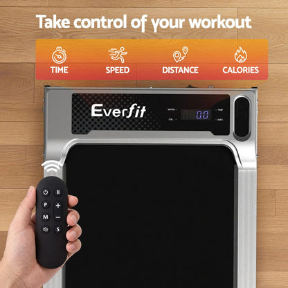 Everfit 3 in 1 Walking Pad Treadmill 12% Incline Under Desk Treadmills for Home Gym With 40cm Wide Belt Sliver - Image 7