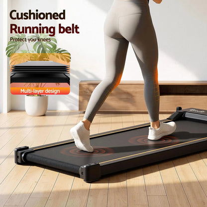 Everfit 2 in 1 Walking Pad Treadmill Dual-Sided Under Desk Treadmills with Foot Massage for Home Gym with App Control Black - Image 9