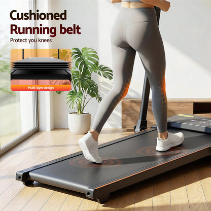 Everfit 3 in 1 Walking Pad Treadmill 20% Auto Incline Under Desk Foldable Treadmills for Home With 40cm Wide Belt - Image 9