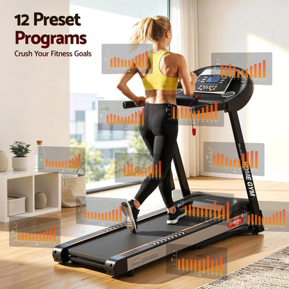 Everfit Treadmill Electric Auto Incline Home Gym Fitness Exercise Machine 450mm - Image 5