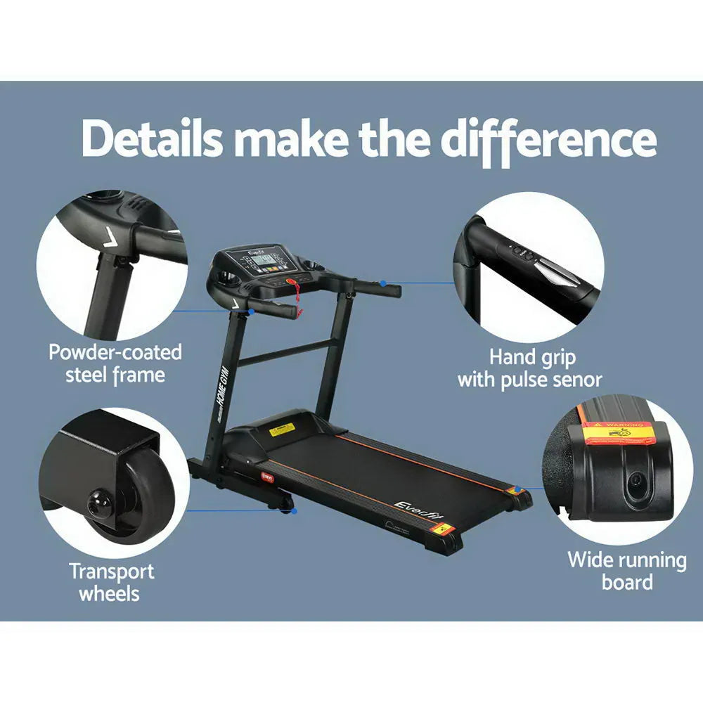 Everfit Treadmill Electric Home Gym Fitness Exercise Machine Foldable 400mm - Image 6