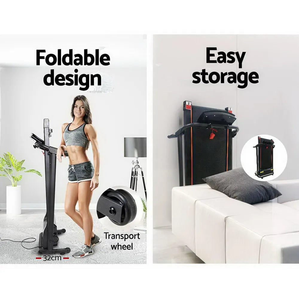 Everfit Treadmill Electric Home Gym Fitness Exercise Machine Foldable 370mm - Image 7