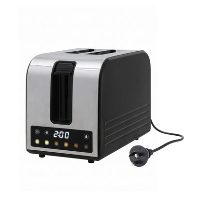 Devanti 2-Slice Toaster, LED Display 3.5cm Wide Slots 6 Browning Levels - Image 9