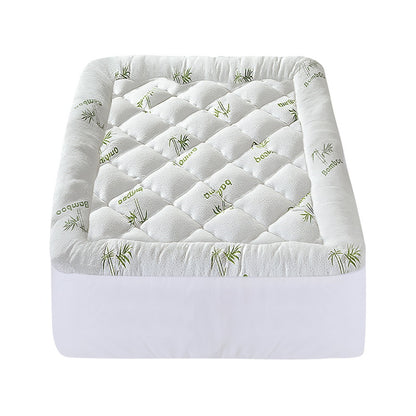 Giselle Bedding 5cm Pillowtop Mattress Topper 1000GSM Thick Soft Bamboo Cooling Pad for Back Pain Relief & Guest Bed, Washable Overfilled Cover with 45cm Deep Pocket King Single - Image 3