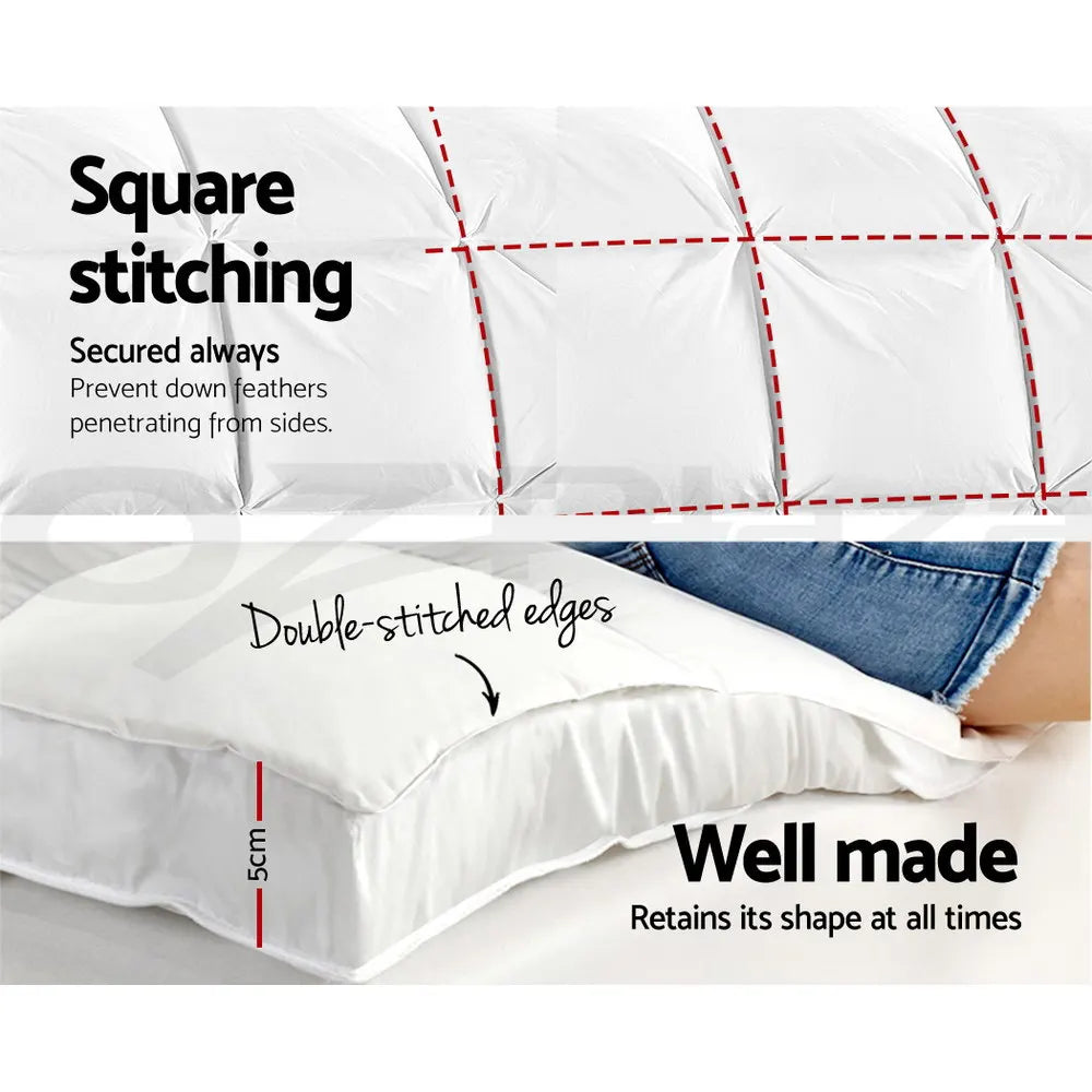 Giselle Bedding 5cm Bamboo Pillowtop Mattress Topper 1000GSM Mattress Pad for Back Pain Relief Washable Breathable Protector with 45cm Deep Pocket King - Image 5