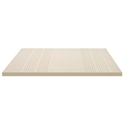 Giselle Bedding Latex Mattress Topper, 7.5cm Thick 7-Zone Pressure Relief Bed Pad with Washable Cover, Cooling Breathable Mat for Side Sleepers & Back Pain, Beige King - Image 7
