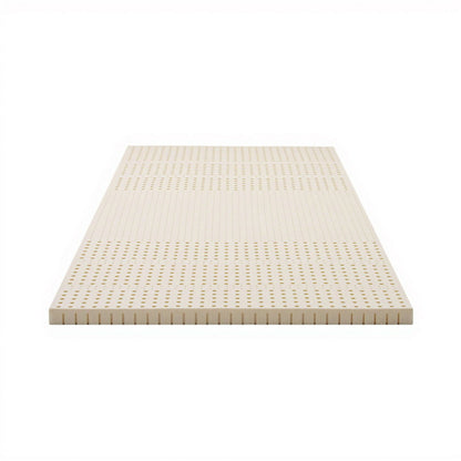 Giselle Bedding Latex Mattress Topper, 5cm Thick Cooling Bed Pad for Side Sleepers Pain Relief, 7 Zone Foldable Mat with Washable Cover for Guest Room Bedroom Single
