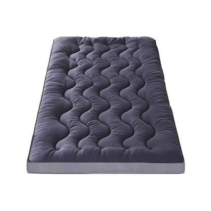 Giselle Bedding 5cm Pillowtop Topper Bamboo Polyester Blend Fibre Pad for Back Pain Relief Washable Overfilled Bed Protector 500GSM King Single - Image 3