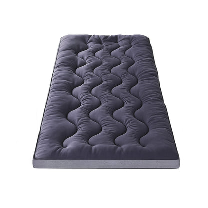 Giselle Bedding 5cm Pillowtop Topper Bamboo Polyester Blend Fibre Pad for Back Pain Relief Washable Overfilled Bed Protector 500GSM Single - Image 3