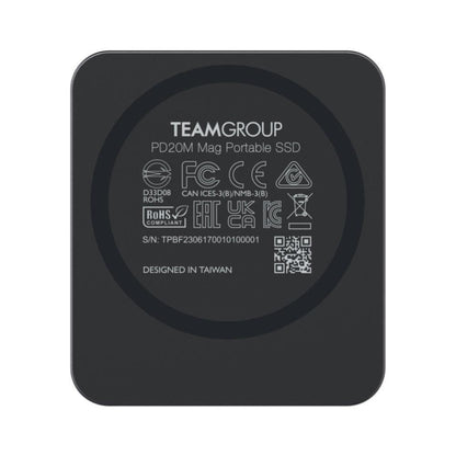 Team Group PD20M Mag 1TB Portable SSD Titanium Gray - Solid State Drives - USB - Image 3