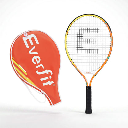 Everfit 23 Inch Tennis Racket Lightweight 200g for Adult and Junior Players Orange