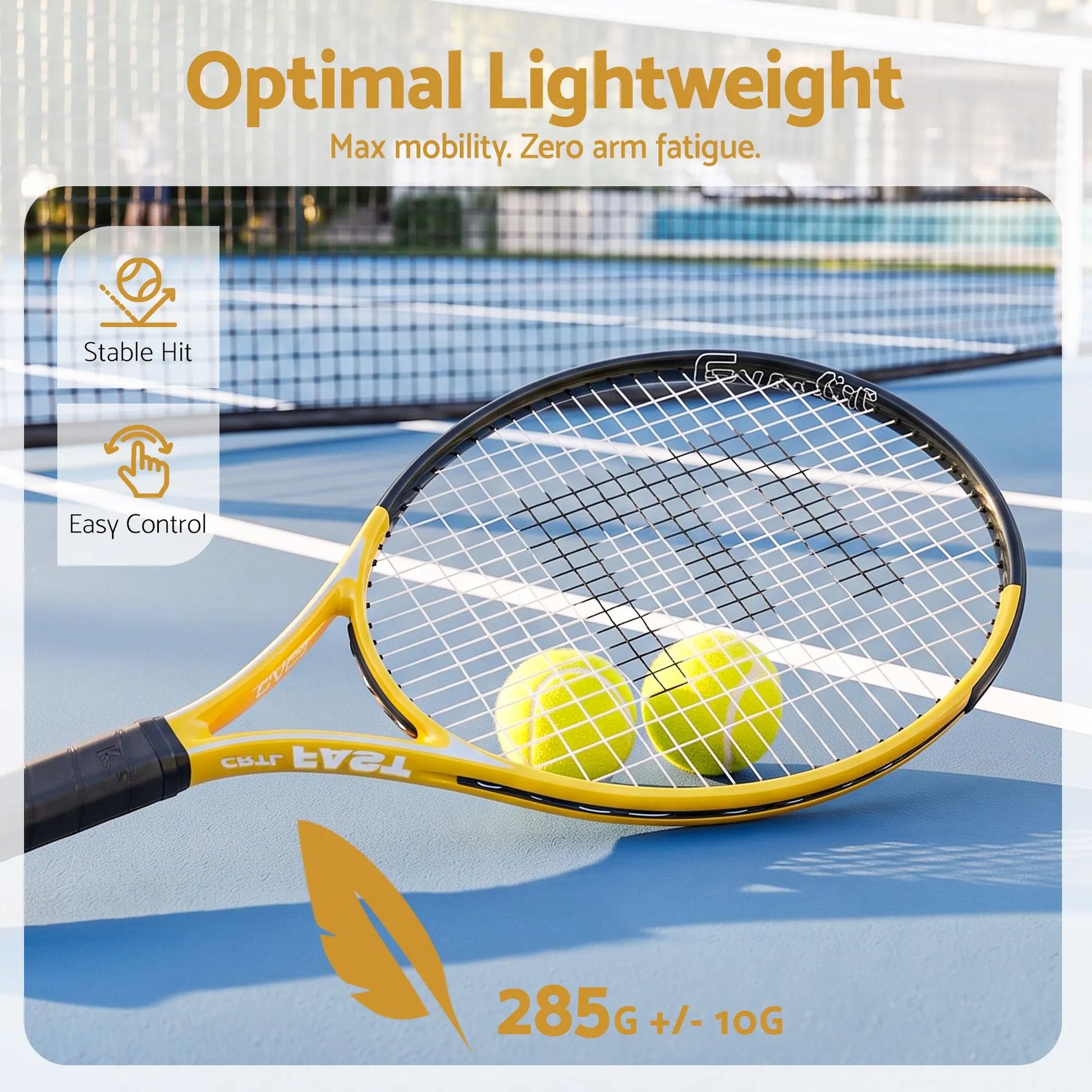 Everfit 27 Inch Tennis Racket Lightweight Racquet for Beginner Adult Players - Image 6