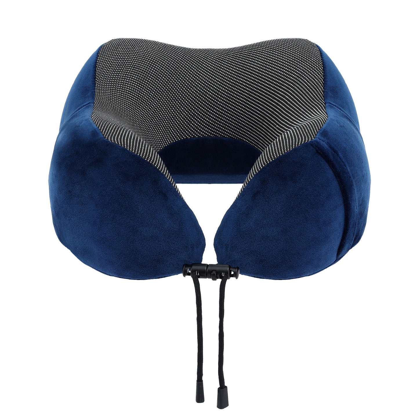 Wanderlite Travel Pillow for Airplanes Memory Foam Neck Pillows for Traveling, Soft & Washable Cover with Storage Bag, Portable Plane Accessories for Airplanes Offices Cars, Blue - Image 3