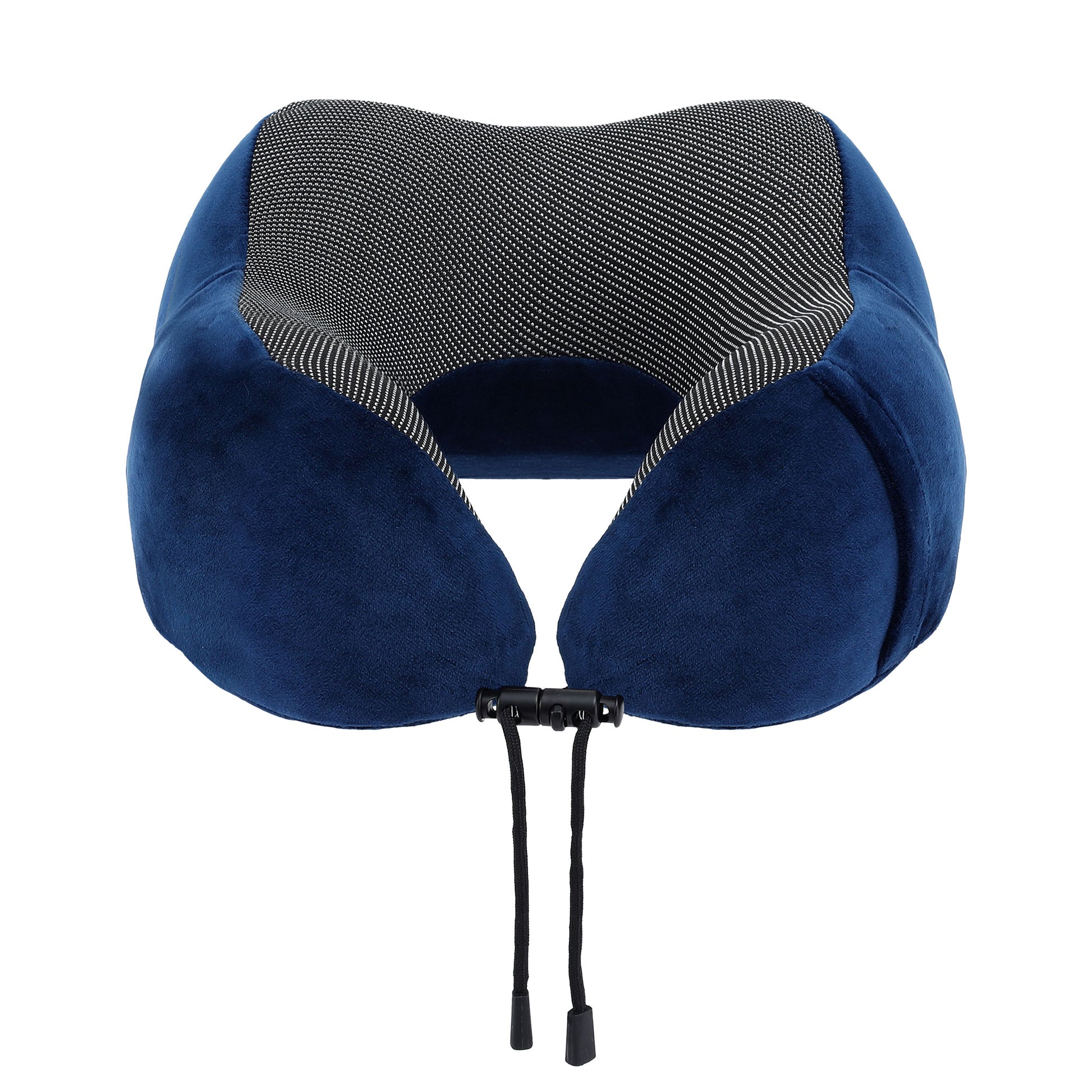 Wanderlite Travel Pillow for Airplanes Memory Foam Neck Pillows for Traveling, Soft & Washable Cover with Storage Bag, Portable Plane Accessories for Airplanes Offices Cars, Blue - Image 3