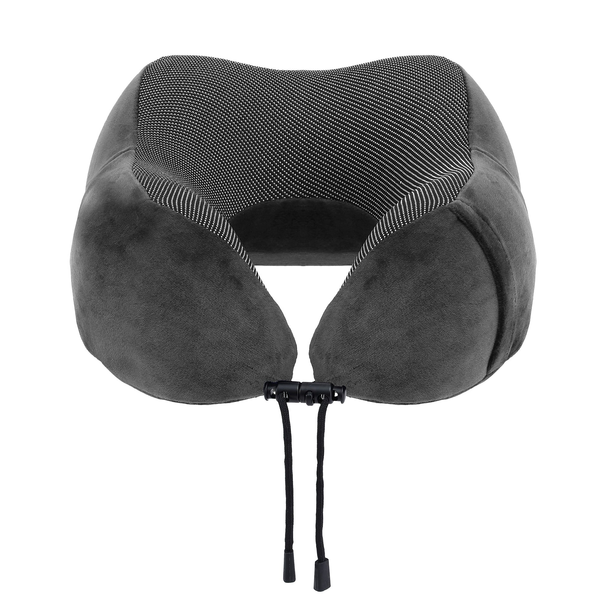Wanderlite Travel Pillow for Airplanes Memory Foam Neck Pillows for Traveling, Soft & Washable Cover with Storage Bag, Portable Plane Accessories for Airplanes Offices Cars, Grey - Image 3