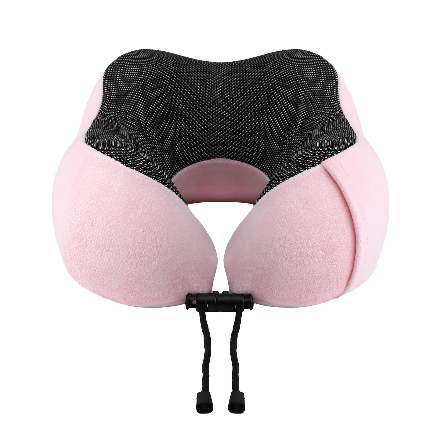 Wanderlite Travel Pillow for Airplanes Memory Foam Neck Pillows for Traveling, Soft & Washable Cover with Storage Bag, Portable Plane Accessories for Airplanes Offices Cars, Pink - Image 3