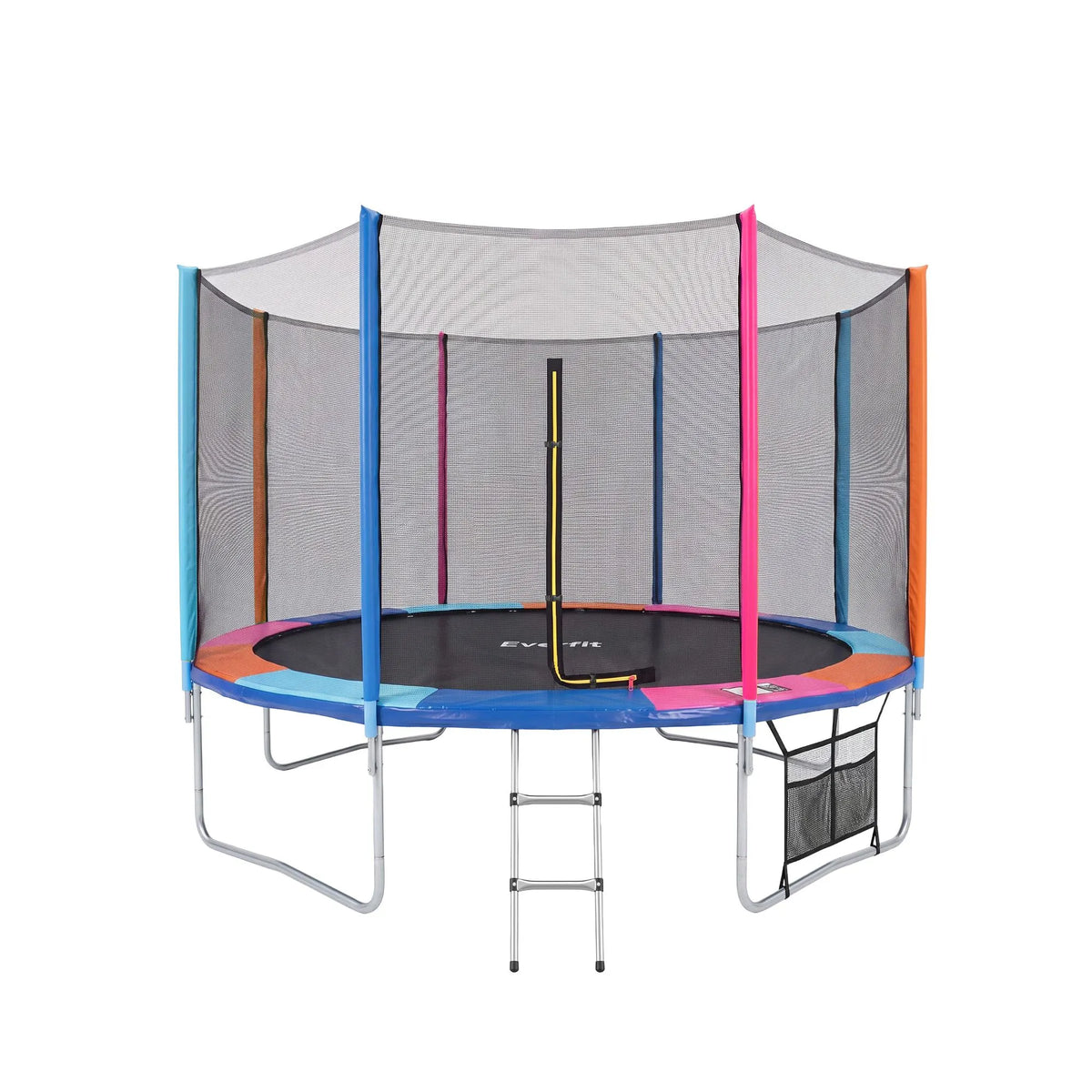 Everfit 14FT Kids Trampoline Rebounder with Enclosure Net Storage Bag - Image 7