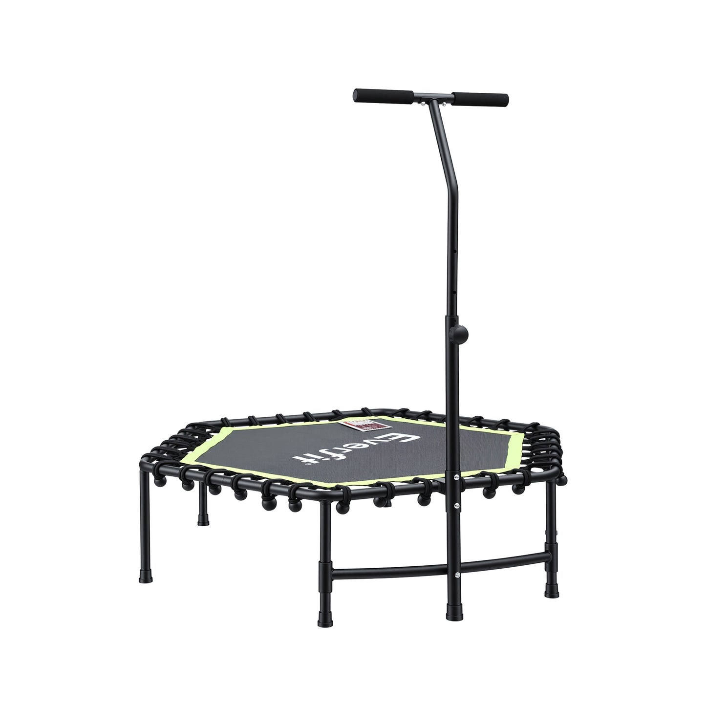 Everfit 48inch Hexagon Fitness Trampoline Rebounder Adjustable Handrail Green - Image 7