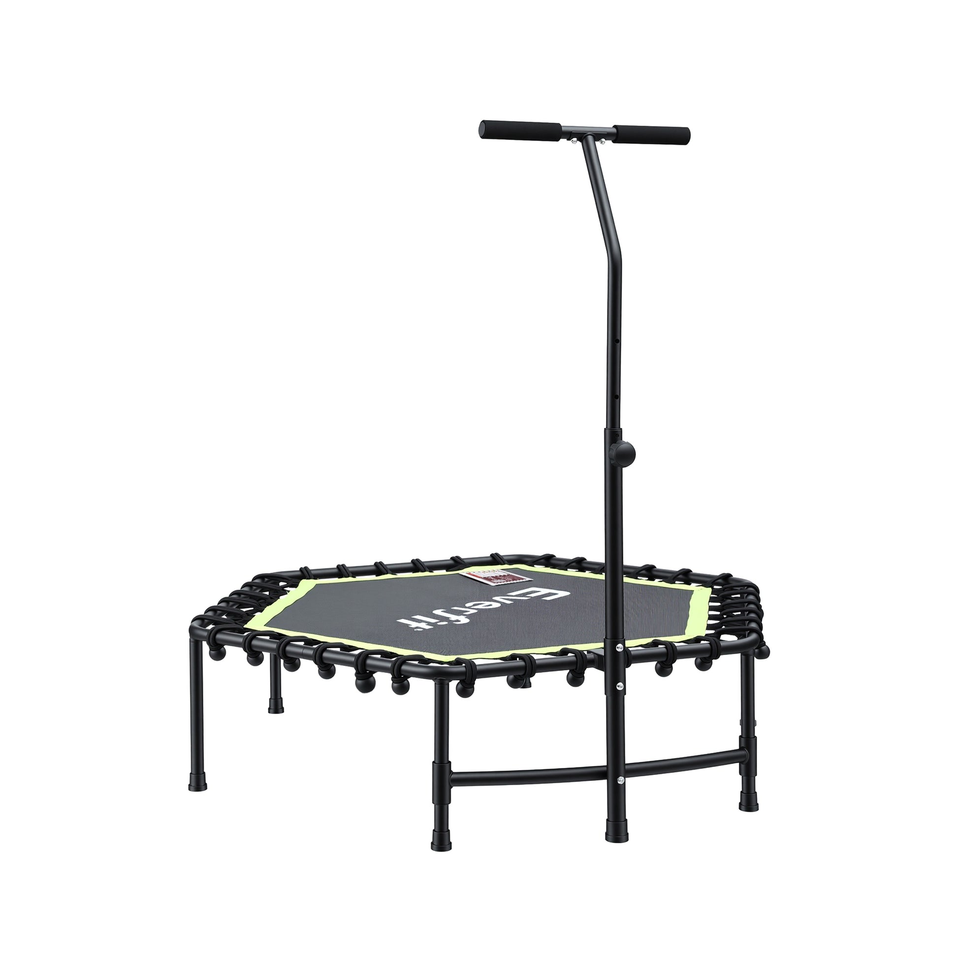 Everfit 48inch Hexagon Fitness Trampoline Rebounder Adjustable Handrail Green - Image 7