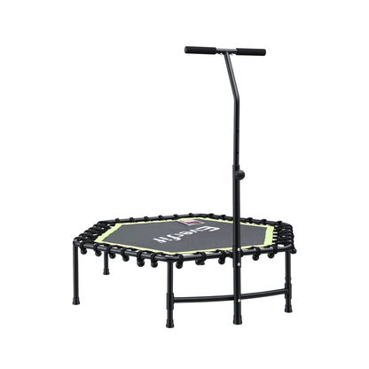 Everfit 48inch Hexagon Fitness Trampoline Rebounder Adjustable Handrail Green - Image 7