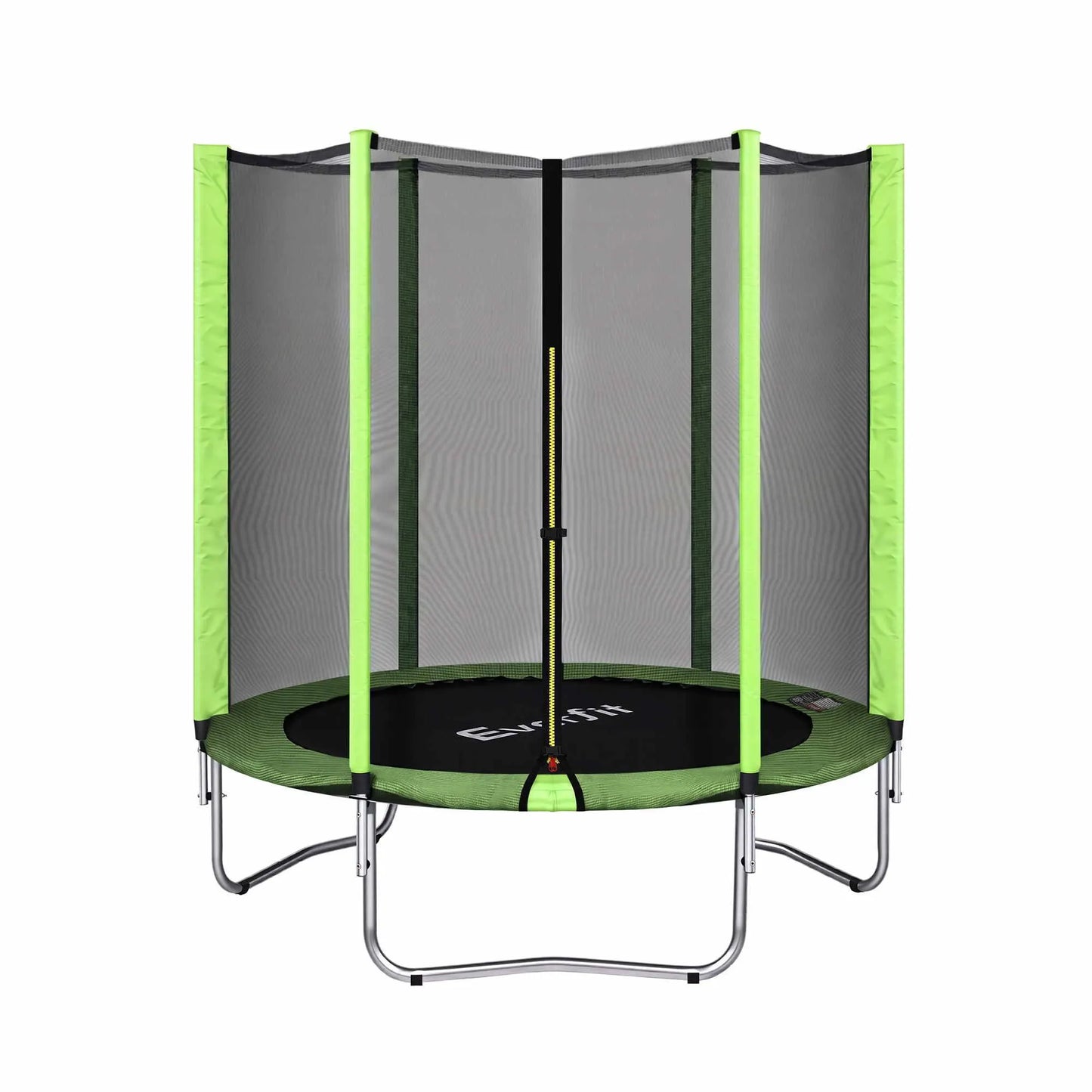 Everfit 6FT Kids Trampoline Round Rebounder with Enclosure Net Green - Image 9