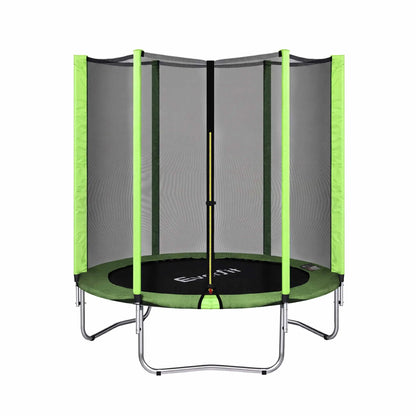 Everfit 6FT Kids Trampoline Round Rebounder with Enclosure Net Green - Image 9