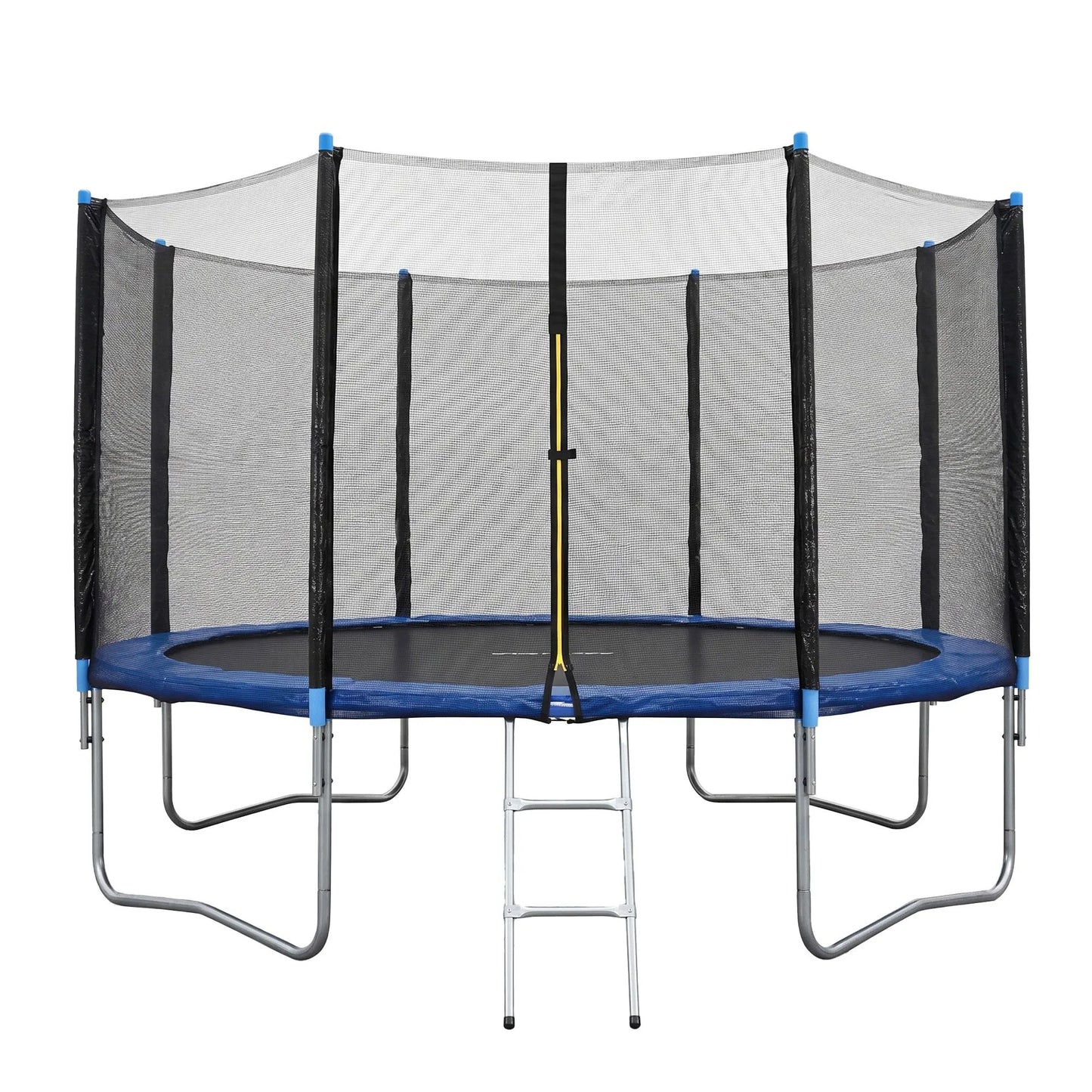 Everfit 12FT Kids Trampoline with Blue Tent Cover Ladder Rebounder Outdoor Toys - Image 3