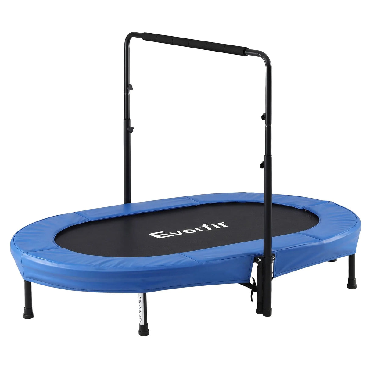 Everfit 56-Inch Foldable Fitness Trampoline Indoor Rebounder Adjustable Handrail - Image 8