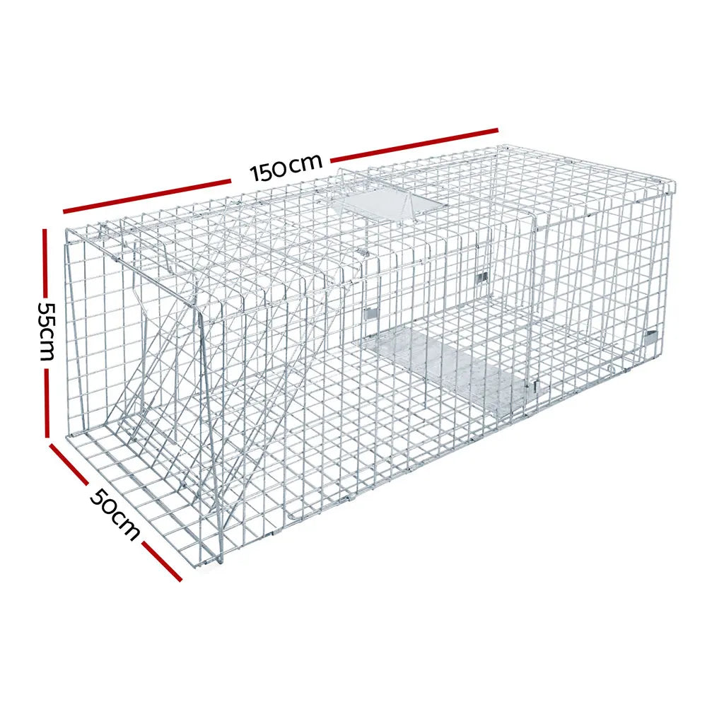 Gardeon Animal Trap Cage Possum 150x50cm - Image 2