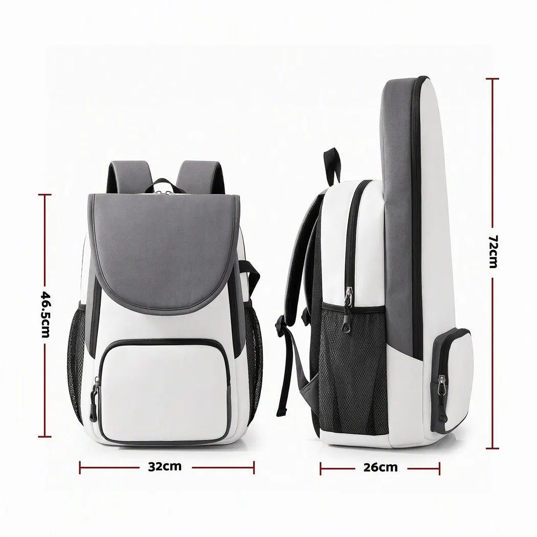 Everfit Tennis Racket Bag Foldable Backpack Racket Pocket Shoe Compartment - Image 2