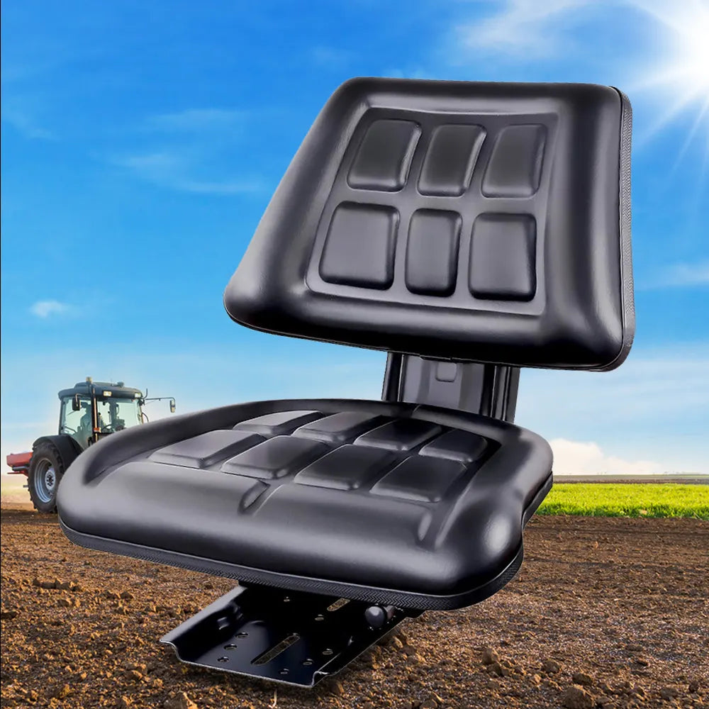 Giantz Tractor Seat Forklift Excavator Truck Universal Replacement PU Chair - Image 7