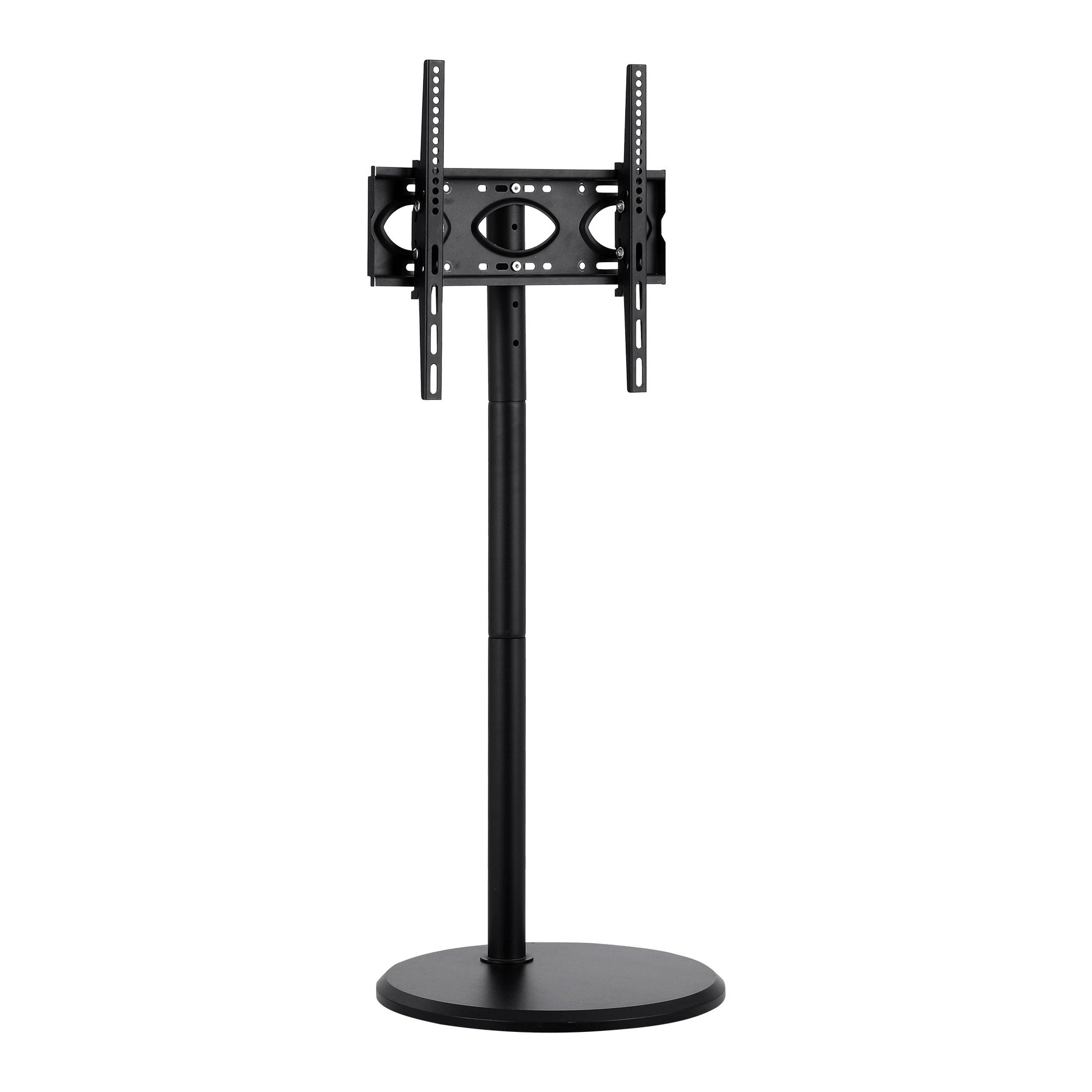 Artiss 32-55 Inch Mobile TV Stand with Wheels Height & Tilt Adjustable Floor Mount - Image 2