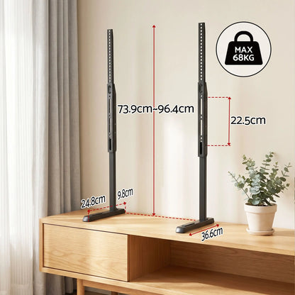 Artiss Universal TV Stand for 24-86 inch TVs LED Screen Table Top Desktop Mount - Image 2
