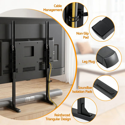 Artiss Universal TV Stand for 24-86 inch TVs LED Screen Table Top Desktop Mount - Image 8