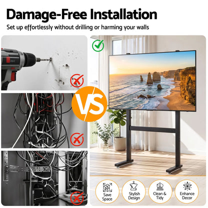 Artiss Universal Floor TV Stand for 32-100 Inch Screens Heavy Duty 40kg Capacity - Image 8