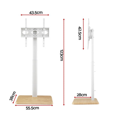 Artiss TV Stand 24-55" Swivel Height Adjustable Floor Mount for TVs - Image 3
