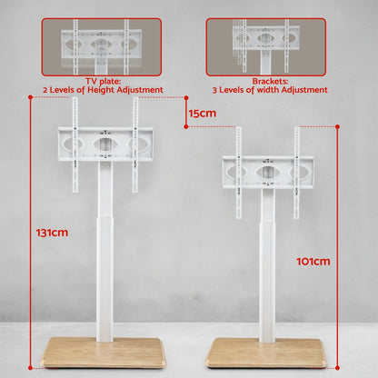 Artiss TV Stand 24-55" Swivel Height Adjustable Floor Mount for TVs - Image 7
