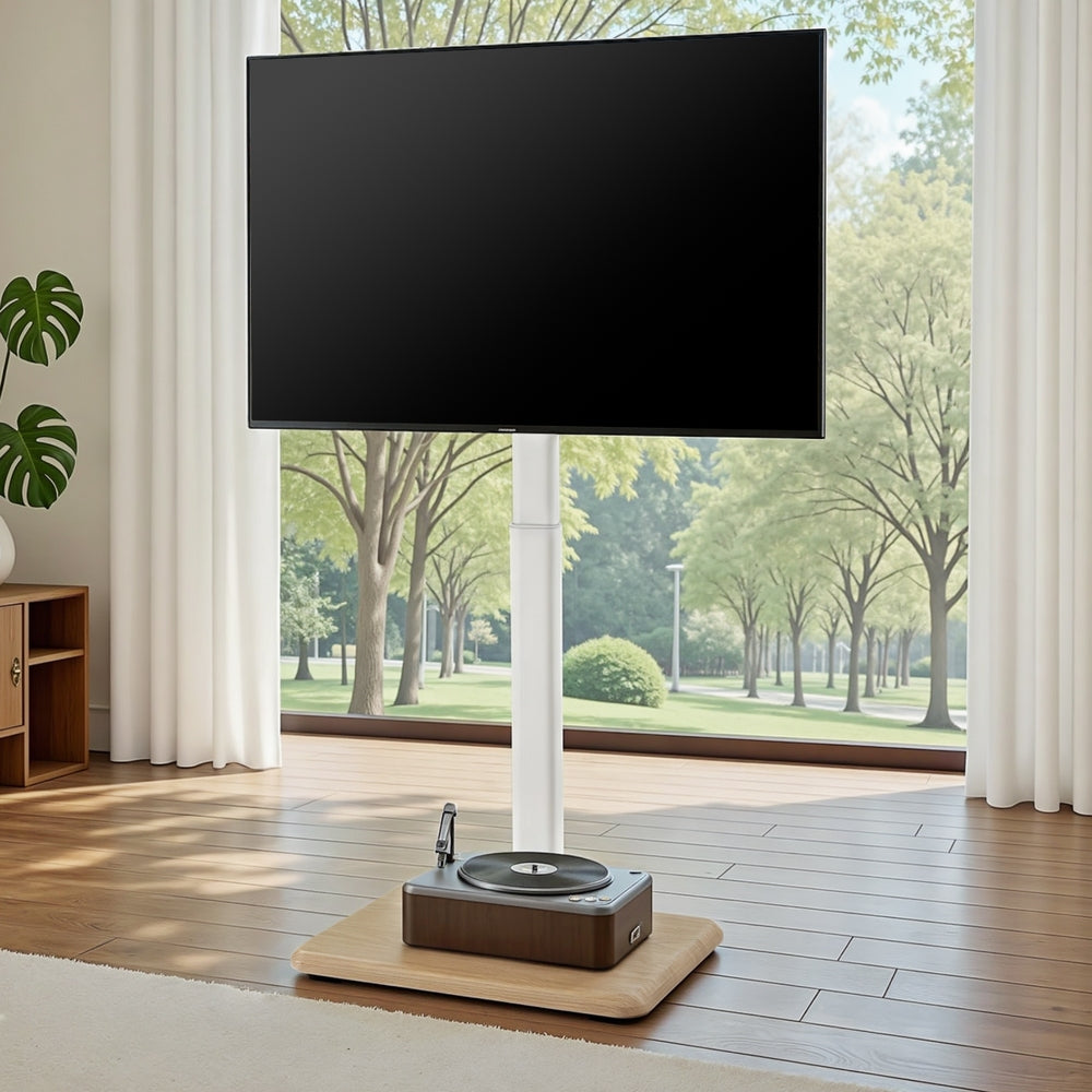 Artiss TV Stand 24-55" Swivel Height Adjustable Floor Mount for TVs - Image 8