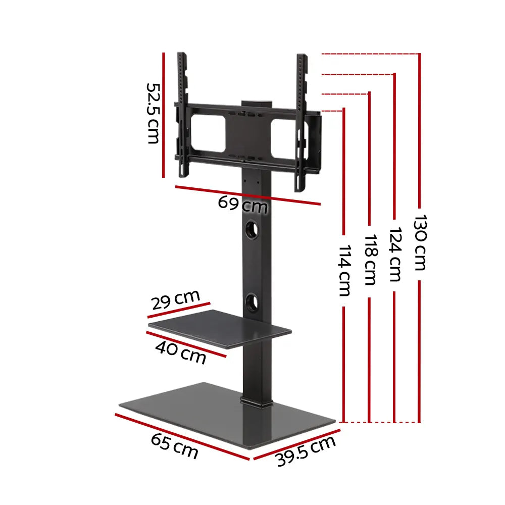 Artiss TV Stand Mount Bracket for 32"-70" LED LCD 2 Tiers Storage Floor Shelf - Image 4
