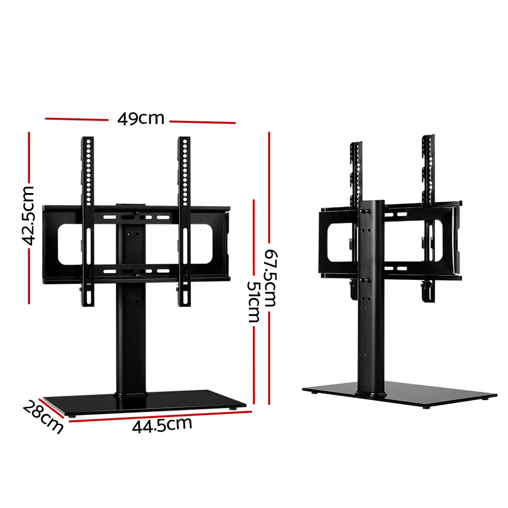 Artiss TV Stand Mount Bracket for 32"-55" LED LCD Swivel Tabletop Desktop Plasma - Image 4