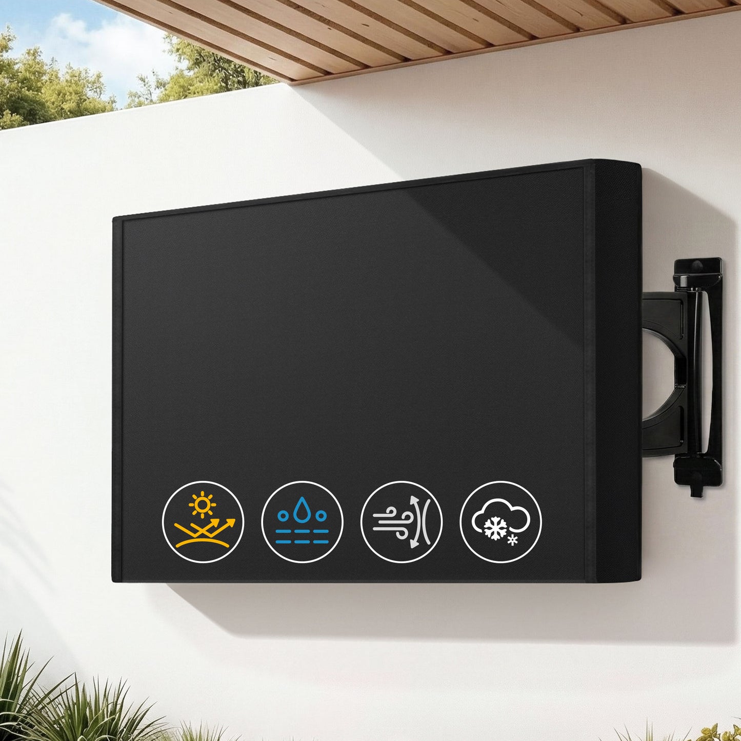 Artiss 40-43 Inch TV Cover Waterproof Outdoor Patio Flat Television Protector