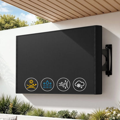 Artiss 55-58 Inch TV Cover Waterproof Outdoor Patio Flat Television Protector