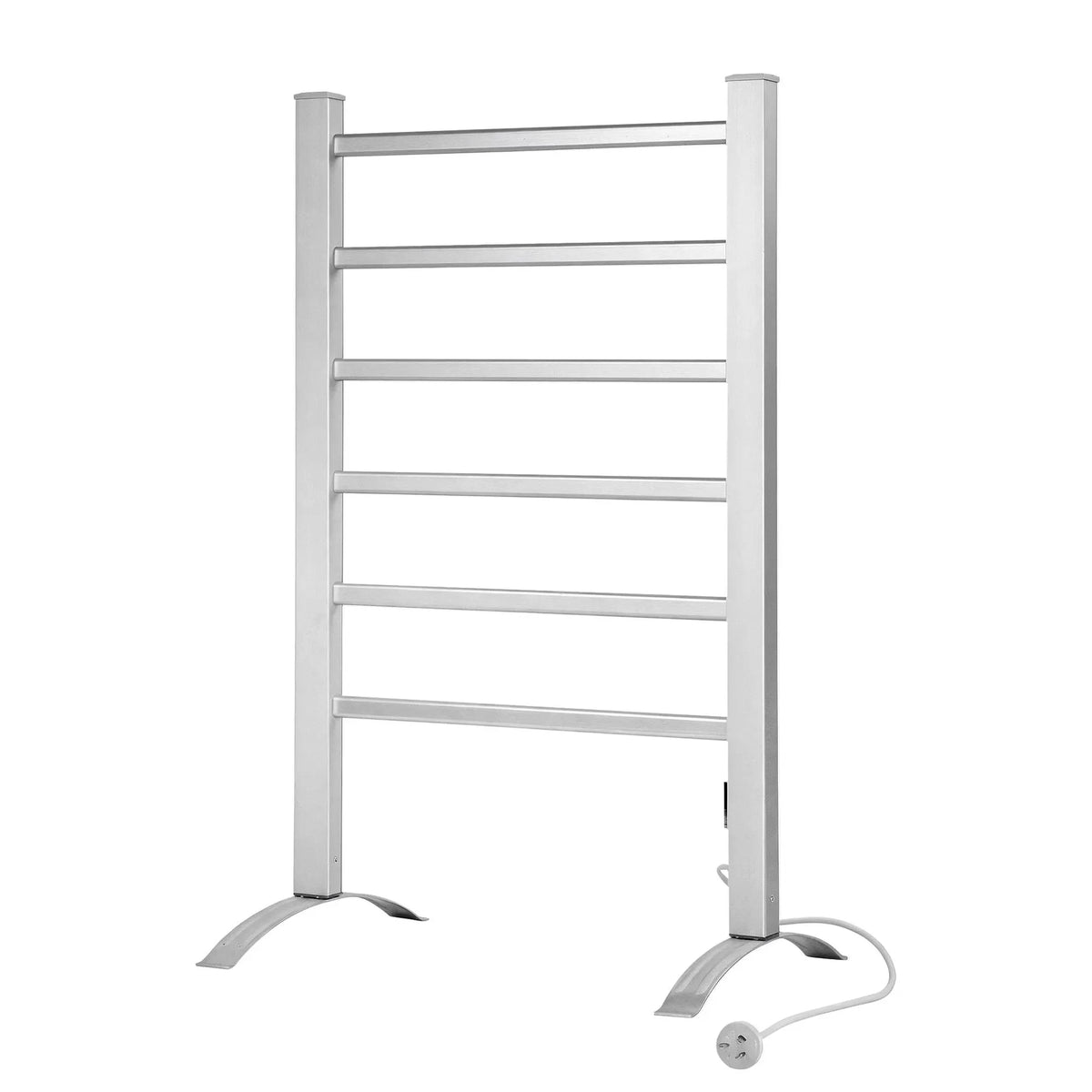 Devanti Electric Heated Towel Rail Rack 6 Bars Freestanding Clothes Dry Warmer - Image 7