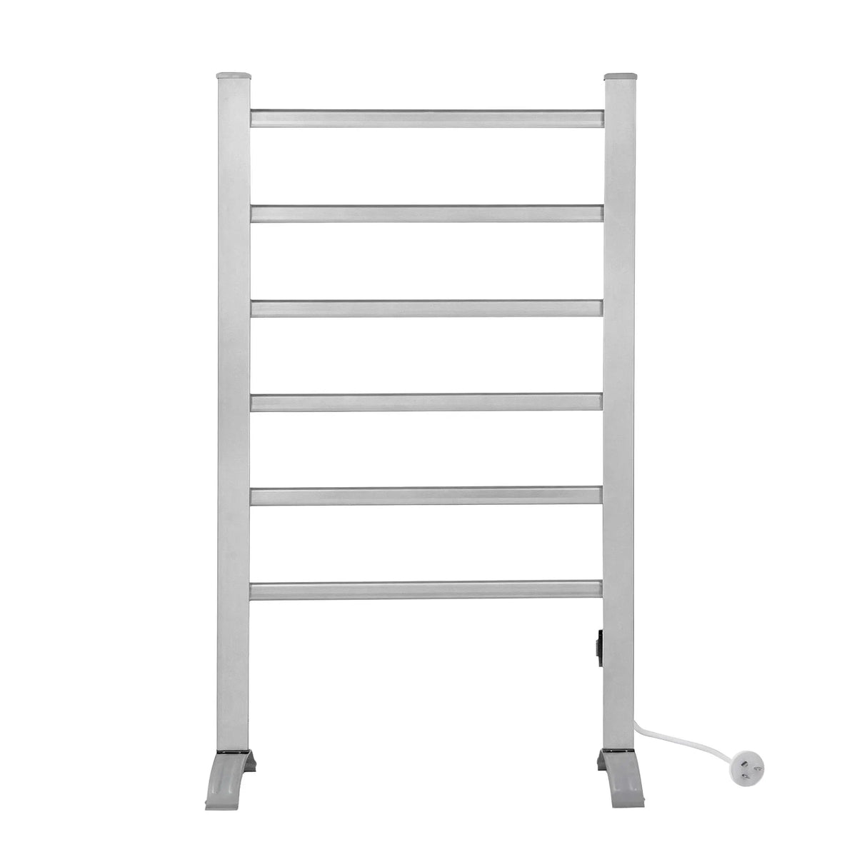 Devanti Electric Heated Towel Rail Rack 6 Bars Freestanding Clothes Dry Warmer - Image 8