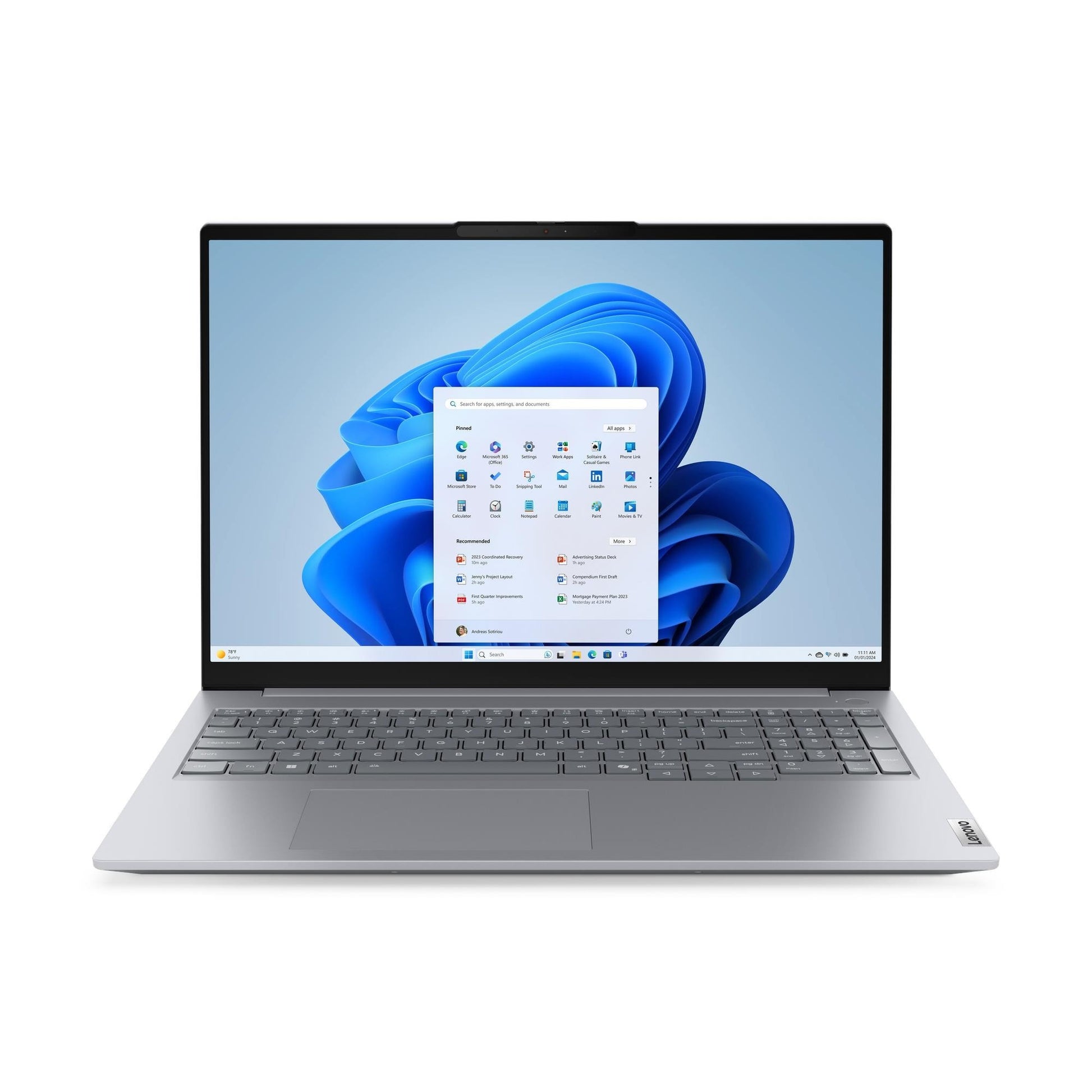 Lenovo ThinkBook 16 G9 C5-210H, 16GB, 512GB, 16" WUXGA, W11P, 1Y OS - Notebooks