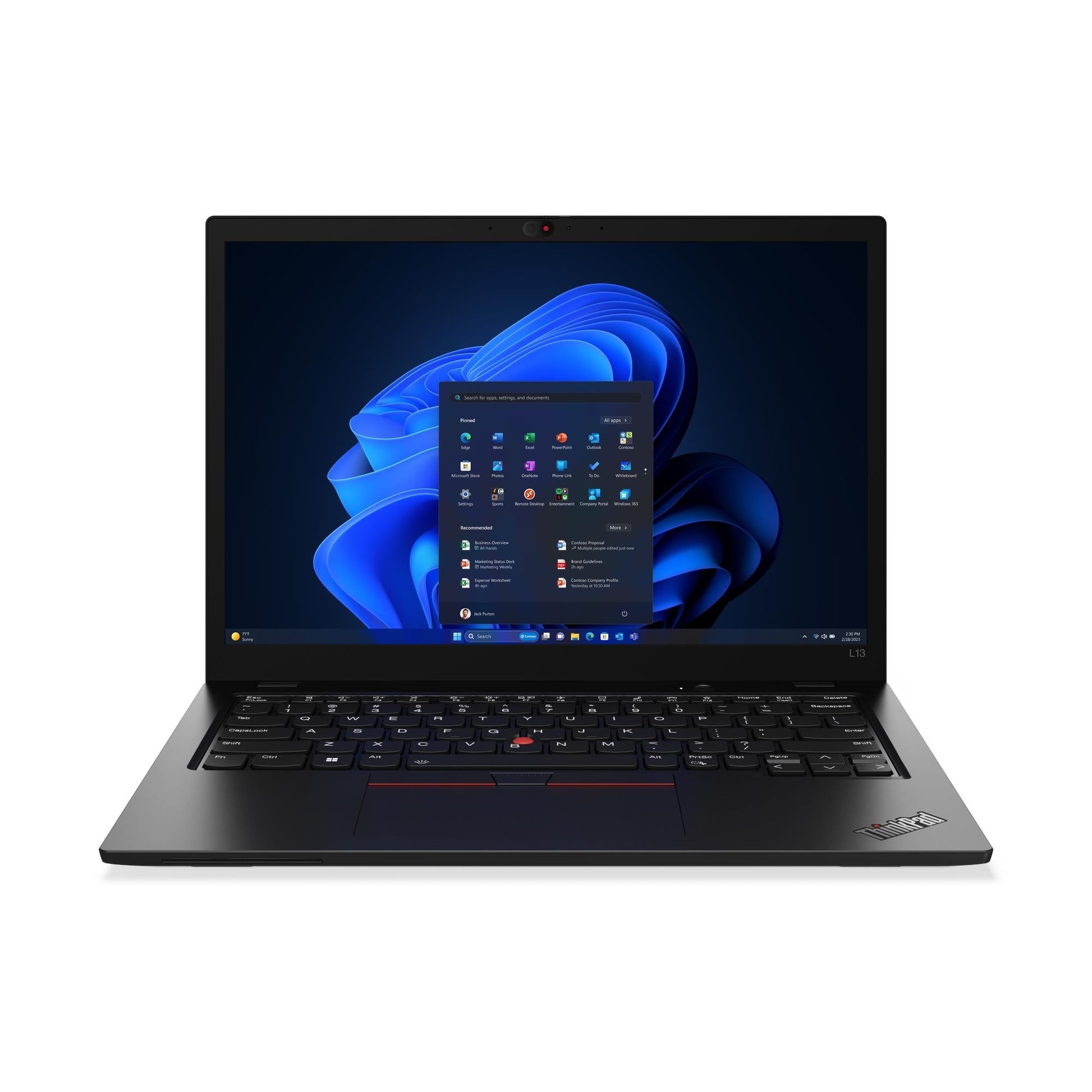 Lenovo ThinkPad L13 G5 U7-155U, 16GB, 512GB, 13.3" WUXGA, W11P, 1Y OS - Notebooks