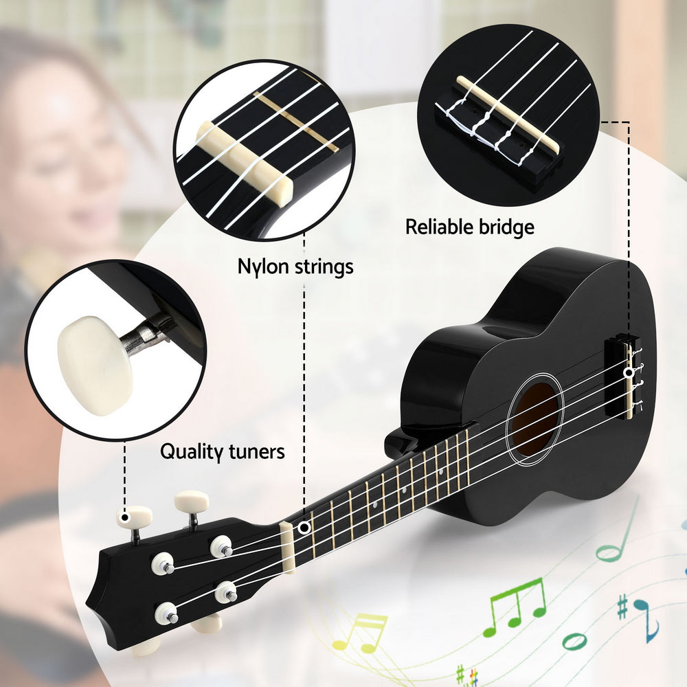 Alpha Ukulele 21 Inch Basswood Beginner - Image 6