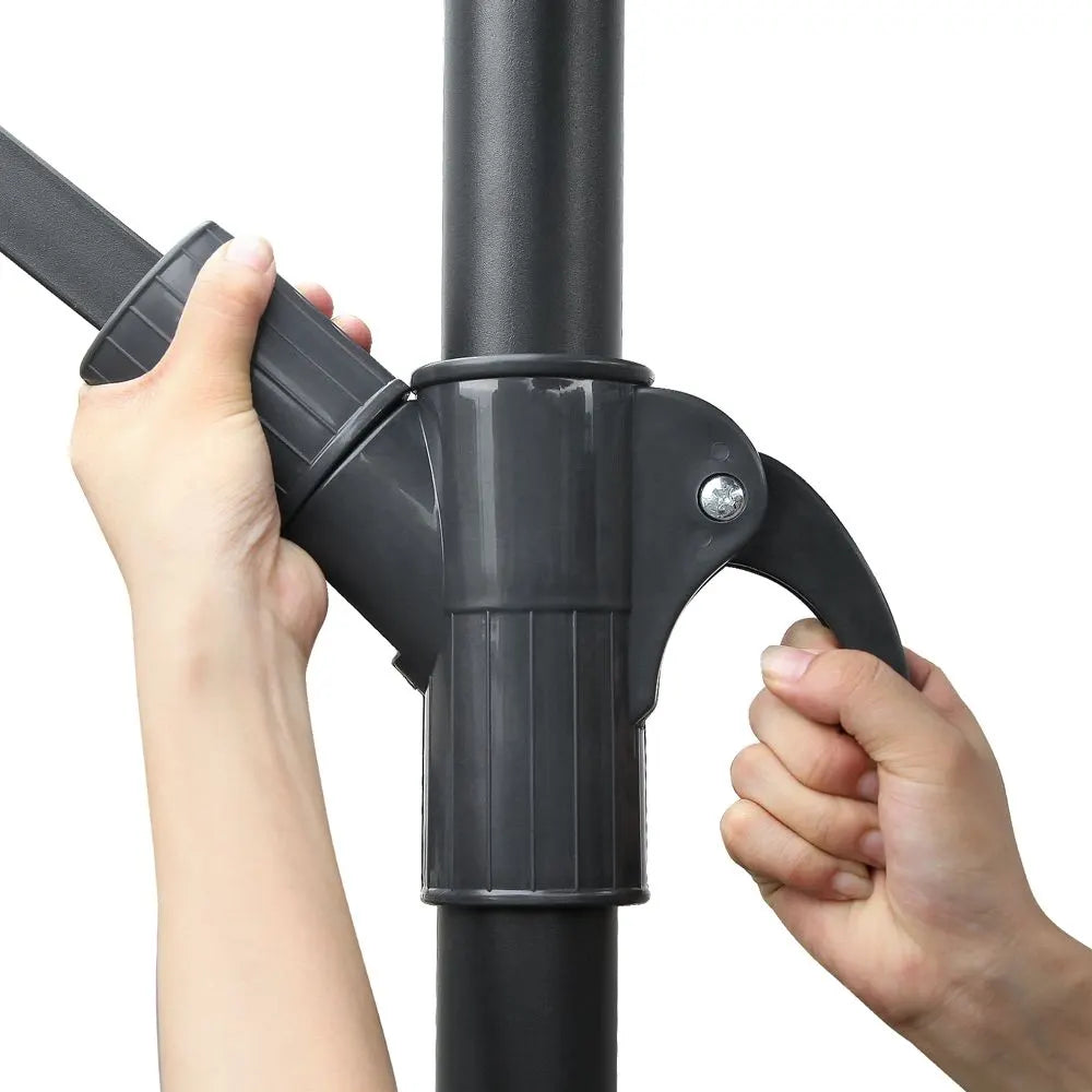Instahut 3m Outdoor Umbrella Cantilever Beach Garden Patio Navy - Image 8